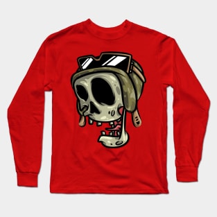 skull pilot Long Sleeve T-Shirt